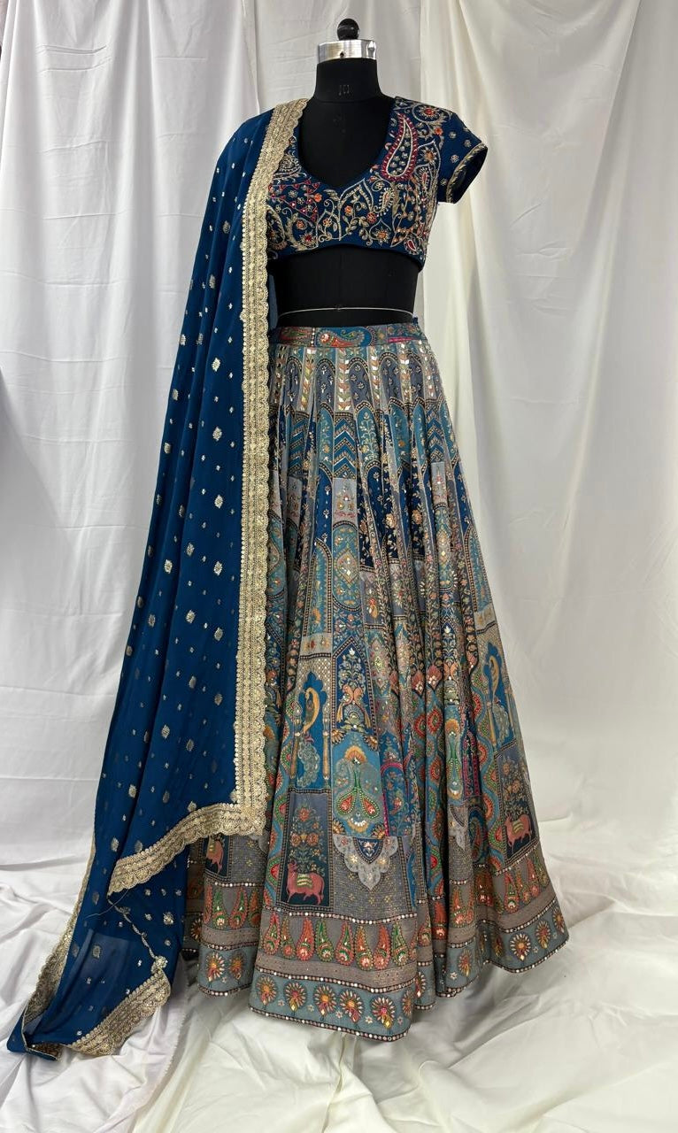 Royal Heritage Handcrafted Lehenga Set