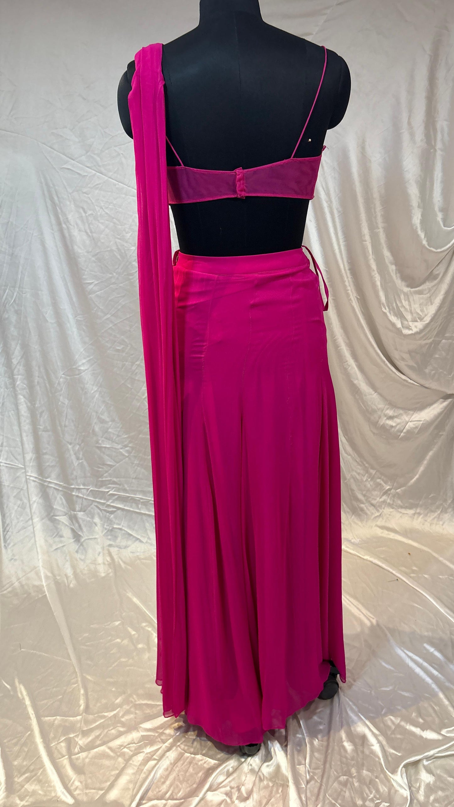Fuchsia Dream Embroidered Lehenga Set