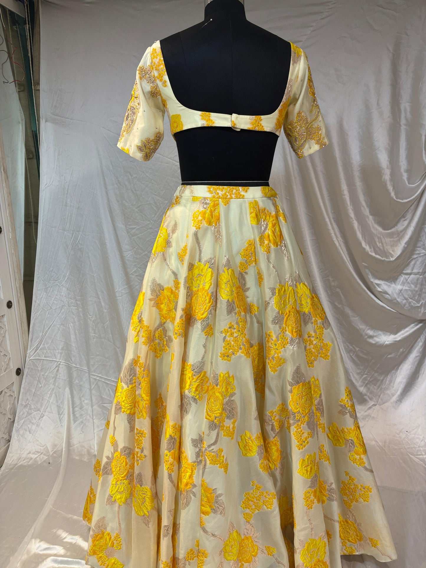 Ziya Sunshine Floral Embroidered Lehenga Set