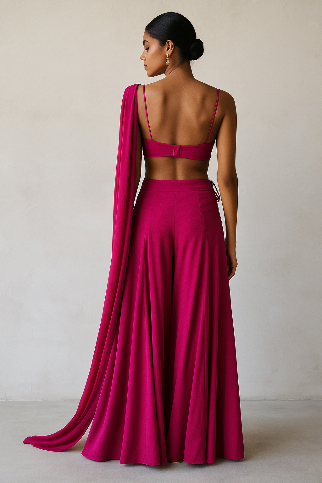 Fuchsia Dream Embroidered Lehenga Set