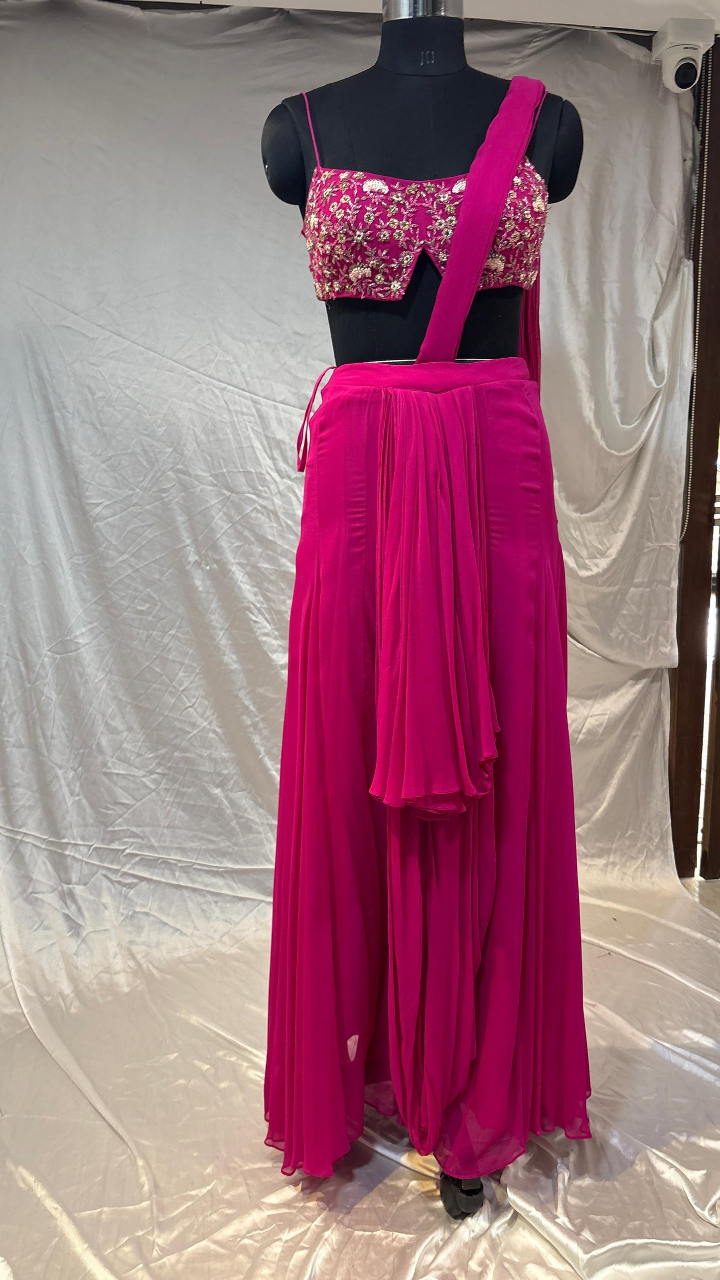 Fuchsia Dream Embroidered Lehenga Set