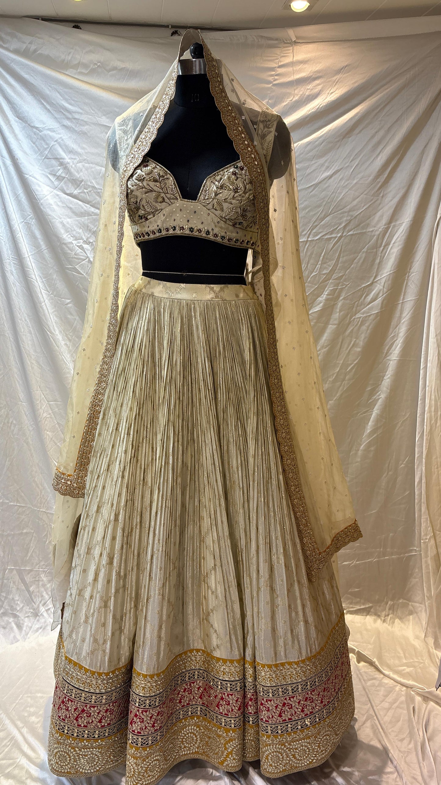 Noorana Heritage Hand-Embroidered Lehenga Set